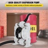 image:imageVEVOR Air Operated Double Diaphragm Pump 44GPM Max 115PSI Air Waste Oil Pneumatic Transfer Pump with 2 Extra Diaphragms 112 inch Inlet amp Outlet Aluminum Alloy Diaphragm Pump for Diesel Grease Oil30 GPM