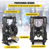 image:imageVEVOR Air Operated Double Diaphragm Pump 44GPM Max 115PSI Air Waste Oil Pneumatic Transfer Pump with 2 Extra Diaphragms 112 inch Inlet amp Outlet Aluminum Alloy Diaphragm Pump for Diesel Grease Oil75 GPM