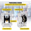 image:imageVEVOR Air Operated Double Diaphragm Pump 44GPM Max 115PSI Air Waste Oil Pneumatic Transfer Pump with 2 Extra Diaphragms 112 inch Inlet amp Outlet Aluminum Alloy Diaphragm Pump for Diesel Grease Oil25 GPM