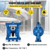 image:imageVEVOR Air Operated Double Diaphragm Pump 44GPM Max 115PSI Air Waste Oil Pneumatic Transfer Pump with 2 Extra Diaphragms 112 inch Inlet amp Outlet Aluminum Alloy Diaphragm Pump for Diesel Grease Oil30 GPM
