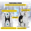 image:imageVEVOR Air Operated Double Diaphragm Pump 44GPM Max 115PSI Air Waste Oil Pneumatic Transfer Pump with 2 Extra Diaphragms 112 inch Inlet amp Outlet Aluminum Alloy Diaphragm Pump for Diesel Grease Oil30 GPM