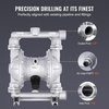 image:imageVEVOR Air Operated Double Diaphragm Pump 44GPM Max 115PSI Air Waste Oil Pneumatic Transfer Pump with 2 Extra Diaphragms 112 inch Inlet amp Outlet Aluminum Alloy Diaphragm Pump for Diesel Grease Oil44 GPM