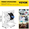 image:imageVEVOR Air Operated Double Diaphragm Pump 44GPM Max 115PSI Air Waste Oil Pneumatic Transfer Pump with 2 Extra Diaphragms 112 inch Inlet amp Outlet Aluminum Alloy Diaphragm Pump for Diesel Grease Oil88 GPM