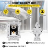 image:imageVEVOR Air Operated Double Diaphragm Pump 44GPM Max 115PSI Air Waste Oil Pneumatic Transfer Pump with 2 Extra Diaphragms 112 inch Inlet amp Outlet Aluminum Alloy Diaphragm Pump for Diesel Grease Oil25 GPM