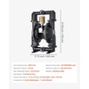 image:imageVEVOR Air Operated Double Diaphragm Pump 44GPM Max 115PSI Air Waste Oil Pneumatic Transfer Pump with 2 Extra Diaphragms 112 inch Inlet amp Outlet Aluminum Alloy Diaphragm Pump for Diesel Grease Oil158 GPM