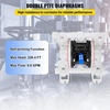 image:imageVEVOR Air Operated Double Diaphragm Pump 44GPM Max 115PSI Air Waste Oil Pneumatic Transfer Pump with 2 Extra Diaphragms 112 inch Inlet amp Outlet Aluminum Alloy Diaphragm Pump for Diesel Grease Oil88 GPM
