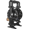 image:imageVEVOR Air Operated Double Diaphragm Pump 44GPM Max 115PSI Air Waste Oil Pneumatic Transfer Pump with 2 Extra Diaphragms 112 inch Inlet amp Outlet Aluminum Alloy Diaphragm Pump for Diesel Grease Oil75 GPM