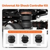 image:imageVEVOR Air Shock Controller Kit 12V 100PSI On Board Air Compressor System Air Ride Suspension Compressor Kit with Single Path System Pressure Gauge amp Air Line for Trucks VansBasic