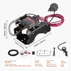image:imageVEVOR Air Shock Controller Kit 12V 100PSI On Board Air Compressor System Air Ride Suspension Compressor Kit with Single Path System Pressure Gauge amp Air Line for Trucks VansWireless  APP Control