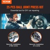image:imageVEVOR Ball Joint Press Kit 25 pcsTool Kit CPress Ball Joint Remove and Install Tools for Most 2WD and 4WD Cars Heavy Duty Ball Joint Repair Kit for Automotive Repairing25 PCS