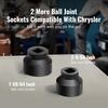 image:imageVEVOR Ball Joint Press Kit 25 pcsTool Kit CPress Ball Joint Remove and Install Tools for Most 2WD and 4WD Cars Heavy Duty Ball Joint Repair Kit for Automotive Repairing23 PCS