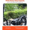 image:imageVEVOR Bike Cargo Trailer 70275 lbs Load Capacity Foldable Compact Storage amp Quick Release with Universal Hitch 20 Wheels Fits Most Bike Wheels Carbon Steel Frame HeavyDuty Bicycle Wagon Cart70lbs