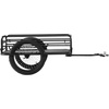 image:imageVEVOR Bike Cargo Trailer 70275 lbs Load Capacity Foldable Compact Storage amp Quick Release with Universal Hitch 20 Wheels Fits Most Bike Wheels Carbon Steel Frame HeavyDuty Bicycle Wagon Cart275lbs