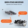 image:imageVEVOR Bike Cargo Trailer 88100160 lbs Load Capacity HeavyDuty Bicycle Wagon Cart Foldable Compact Storage with Universal Hitch100 Lbs Aluminum Frame