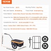 image:imageVEVOR Bike Cargo Trailer 88100160 lbs Load Capacity HeavyDuty Bicycle Wagon Cart Foldable Compact Storage with Universal Hitch88 Lbs