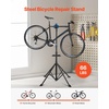 image:imageVEVOR Bike Repair Stand 4Leg Steel Bicycle Repair Stand 425748 Adjustable Height Bike Maintenance Work Stand with Magnetic Tool Tray Foldable Bike Service Stand for Home Shop Max 80 Pounds66 LBS