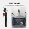 image:imageVEVOR Bike Repair Stand 4Leg Steel Bicycle Repair Stand 425748 Adjustable Height Bike Maintenance Work Stand with Magnetic Tool Tray Foldable Bike Service Stand for Home Shop Max 80 Pounds66 LBS