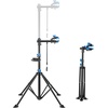 image:imageVEVOR Bike Repair Stand 4Leg Steel Bicycle Repair Stand 425748 Adjustable Height Bike Maintenance Work Stand with Magnetic Tool Tray Foldable Bike Service Stand for Home Shop Max 80 Pounds66 LBS
