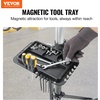 image:imageVEVOR Bike Repair Stand 4Leg Steel Bicycle Repair Stand 425748 Adjustable Height Bike Maintenance Work Stand with Magnetic Tool Tray Foldable Bike Service Stand for Home Shop Max 80 Pounds66 LBS