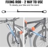 image:imageVEVOR Bike Repair Stand 4Leg Steel Bicycle Repair Stand 425748 Adjustable Height Bike Maintenance Work Stand with Magnetic Tool Tray Foldable Bike Service Stand for Home Shop Max 80 Pounds80 LBS