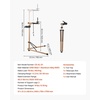image:imageVEVOR Bike Repair Stand 4Leg Steel Bicycle Repair Stand 425748 Adjustable Height Bike Maintenance Work Stand with Magnetic Tool Tray Foldable Bike Service Stand for Home Shop Max 80 Pounds110 LBS