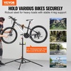 image:imageVEVOR Bike Repair Stand 4Leg Steel Bicycle Repair Stand 425748 Adjustable Height Bike Maintenance Work Stand with Magnetic Tool Tray Foldable Bike Service Stand for Home Shop Max 80 Pounds80 LBS