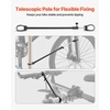 image:imageVEVOR Bike Repair Stand 4Leg Steel Bicycle Repair Stand 425748 Adjustable Height Bike Maintenance Work Stand with Magnetic Tool Tray Foldable Bike Service Stand for Home Shop Max 80 Pounds88 LBS