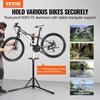 image:imageVEVOR Bike Repair Stand 4Leg Steel Bicycle Repair Stand 425748 Adjustable Height Bike Maintenance Work Stand with Magnetic Tool Tray Foldable Bike Service Stand for Home Shop Max 80 Pounds66 LBS