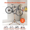 image:imageVEVOR Bike Repair Stand 4Leg Steel Bicycle Repair Stand 425748 Adjustable Height Bike Maintenance Work Stand with Magnetic Tool Tray Foldable Bike Service Stand for Home Shop Max 80 Pounds110 LBS