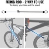 image:imageVEVOR Bike Repair Stand 4Leg Steel Bicycle Repair Stand 425748 Adjustable Height Bike Maintenance Work Stand with Magnetic Tool Tray Foldable Bike Service Stand for Home Shop Max 80 Pounds66 LBS