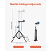image:imageVEVOR Bike Repair Stand 4Leg Steel Bicycle Repair Stand 425748 Adjustable Height Bike Maintenance Work Stand with Magnetic Tool Tray Foldable Bike Service Stand for Home Shop Max 80 Pounds66 LBS