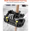 image:imageVEVOR Bike Repair Stand 4Leg Steel Bicycle Repair Stand 425748 Adjustable Height Bike Maintenance Work Stand with Magnetic Tool Tray Foldable Bike Service Stand for Home Shop Max 80 Pounds110 LBS
