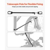 image:imageVEVOR Bike Repair Stand 4Leg Steel Bicycle Repair Stand 425748 Adjustable Height Bike Maintenance Work Stand with Magnetic Tool Tray Foldable Bike Service Stand for Home Shop Max 80 Pounds85 LBS