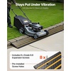 image:imageVEVOR Car Driveway Rubber Curb Ramp 33069 lbs Load Capacity 26 inch Rise Curbside Bridge Ramp with Yellow Reflective Strips Suitable for Loading Dock Warehouse Garage Sidewalk 3 Pack2Pack4FTlong