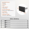 image:imageVEVOR Cargo Bar Cargo Bar Adjustable from 89 to 104 HeavyDuty Steel Cargo Stabilizer Bar with 309 lbs Capacity Truck Bed Load Bar for Truck Bed Trailer Semi Trailer 4 pcs89104
