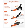 image:imageVEVOR Cargo Bar Cargo Bar Adjustable from 89 to 104 HeavyDuty Steel Cargo Stabilizer Bar with 309 lbs Capacity Truck Bed Load Bar for Truck Bed Trailer Semi Trailer 4 pcs4073