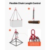 image:imageVEVOR Chain Sling 38 inch x 10 ft Lifting Chains with Hooks G80 Engine Chain Hoist Lifts 18400 lbs8 Ton Lifting Sling Chains for Engine Hoist Engine Lift Chain with 4 Leg Grab Hooks amp Adjusters38 Inch x 10 FT Adjustable
