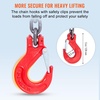 image:imageVEVOR Chain Sling 38 inch x 10 ft Lifting Chains with Hooks G80 Engine Chain Hoist Lifts 18400 lbs8 Ton Lifting Sling Chains for Engine Hoist Engine Lift Chain with 4 Leg Grab Hooks amp Adjusters516 inch x 5 ft