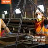 image:imageVEVOR Chain Sling 38 inch x 10 ft Lifting Chains with Hooks G80 Engine Chain Hoist Lifts 18400 lbs8 Ton Lifting Sling Chains for Engine Hoist Engine Lift Chain with 4 Leg Grab Hooks amp Adjusters38 Inch x 10 FT