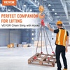 image:imageVEVOR Chain Sling 38 inch x 10 ft Lifting Chains with Hooks G80 Engine Chain Hoist Lifts 18400 lbs8 Ton Lifting Sling Chains for Engine Hoist Engine Lift Chain with 4 Leg Grab Hooks amp Adjusters516 inch x 5 ft