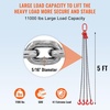 image:imageVEVOR Chain Sling 38 inch x 10 ft Lifting Chains with Hooks G80 Engine Chain Hoist Lifts 18400 lbs8 Ton Lifting Sling Chains for Engine Hoist Engine Lift Chain with 4 Leg Grab Hooks amp Adjusters516 inch x 5 ft