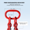 image:imageVEVOR Chain Sling 38 inch x 10 ft Lifting Chains with Hooks G80 Engine Chain Hoist Lifts 18400 lbs8 Ton Lifting Sling Chains for Engine Hoist Engine Lift Chain with 4 Leg Grab Hooks amp Adjusters14 Inch x 5 FT