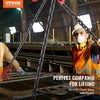 image:imageVEVOR Chain Sling 38 inch x 10 ft Lifting Chains with Hooks G80 Engine Chain Hoist Lifts 18400 lbs8 Ton Lifting Sling Chains for Engine Hoist Engine Lift Chain with 4 Leg Grab Hooks amp Adjusters14 Inch x 5 FT
