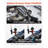 image:imageVEVOR Coolant Pressure Tester Kit 31Pcs Radiator Vacuum Refill Kit with 3 Metal Adapters Universal Fit Automotive Cooling System Pressure Tester Tool with Pressures Pump amp AluminumPlastic Filler31Pcs