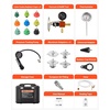 image:imageVEVOR Coolant Pressure Tester Kit 31Pcs Radiator Vacuum Refill Kit with 3 Metal Adapters Universal Fit Automotive Cooling System Pressure Tester Tool with Pressures Pump amp AluminumPlastic Filler22Pcs