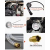 image:imageVEVOR Coolant Pressure Tester Kit 31Pcs Radiator Vacuum Refill Kit with 3 Metal Adapters Universal Fit Automotive Cooling System Pressure Tester Tool with Pressures Pump amp AluminumPlastic Filler31Pcs