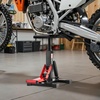 image:imageVEVOR Dirt Bike Lift Stand Motorcycle Jack Lift Stand 1200lbs Capacity and Hydraulic Lift Operation Hoist Table Adjustable Height 98183 for Dirtbike Repair Maintenance Dirt Bike Accessories