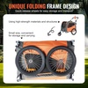 image:imageVEVOR Dog Bike Trailer Supports up to 6688100 lbs 2in1 Pet Stroller Cart Bicycle Carrier Easy Folding Cart Frame with Quick Release Wheels Universal Bicycle Coupler Reflectors Flag66lbs 18
