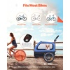 image:imageVEVOR Dog Bike Trailer Supports up to 88 lbs 2in1 Pet Stroller Cart Bicycle Carrier for Small amp Large Dogs Easy Folding Frame with Quick Release Wheel Universal Bicycle Coupler Internal Leash
