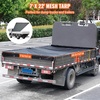 image:imageVEVOR Dump Truck Mesh Tarp 7 x 14 ft PVC Coated Black Heavy Duty Cover with 55 18oz Double Pocket Brass Grommets Reinforced Double Needle Stitch Webbing Fits Manual or Electric Dump Truck System7 x 22